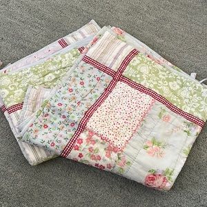 TWO Pottery Barn Kids Quilted Shams